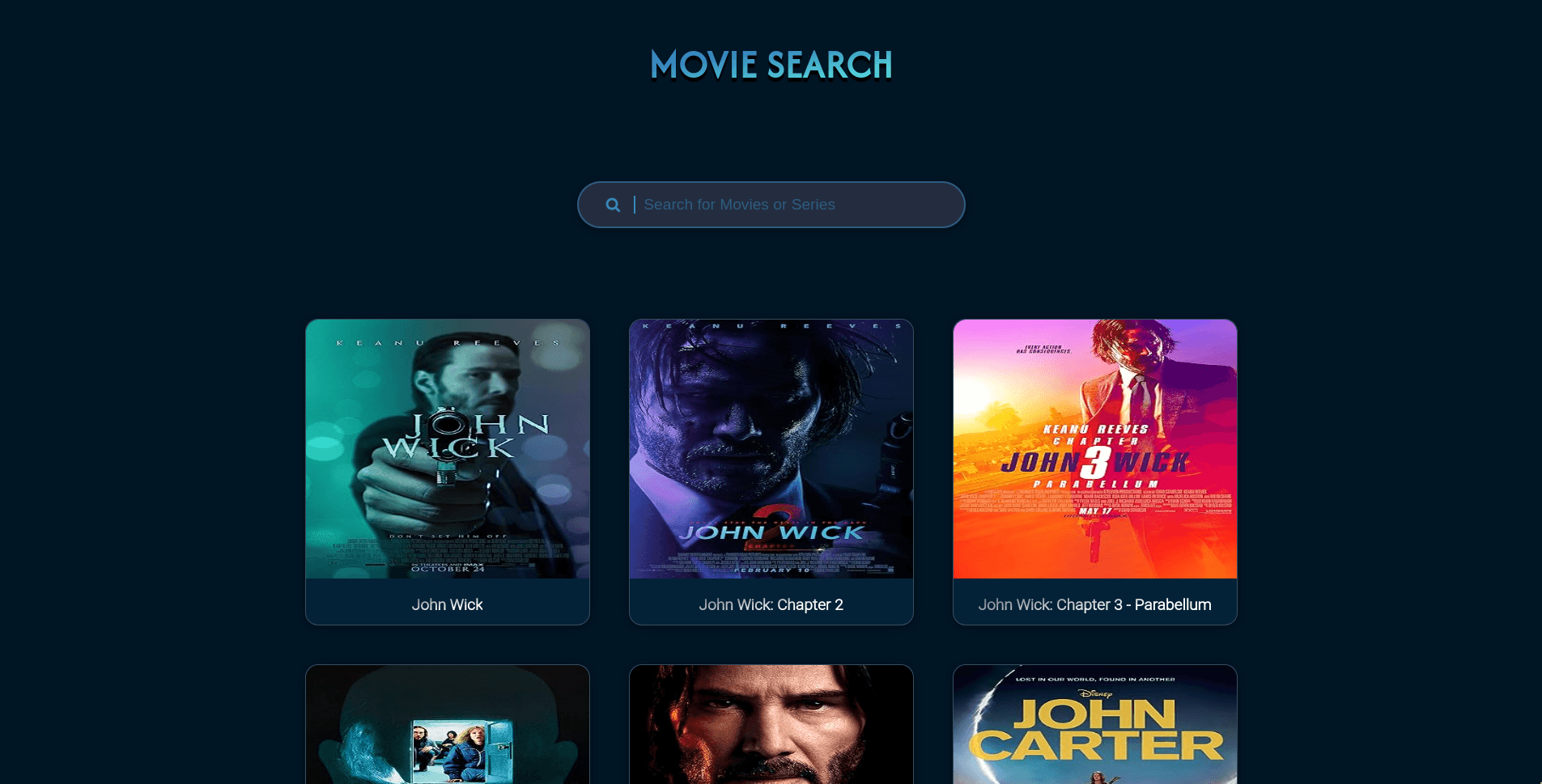 Movie Search